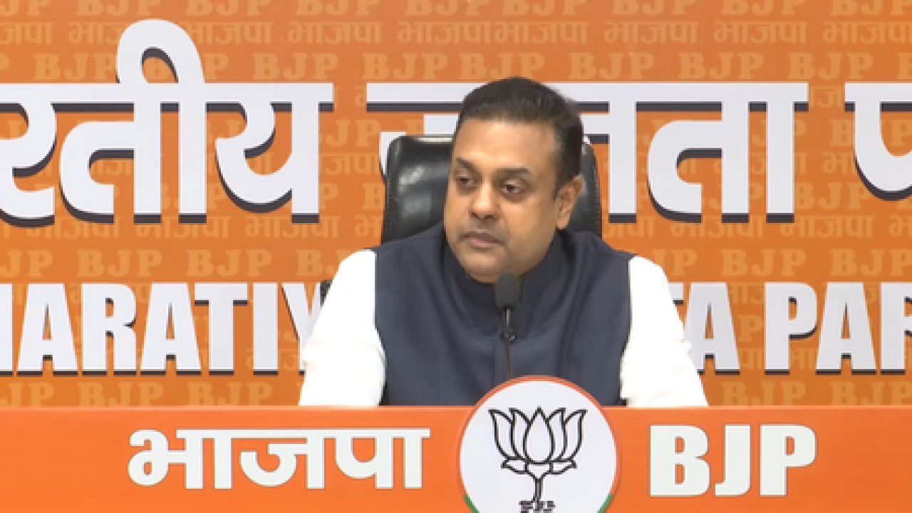BJPs Sambit Patra Criticizes Youth Congress for AI Summit Protest BJPs Sambit Patra Criticizes Youth Congress for AI Summit Protest