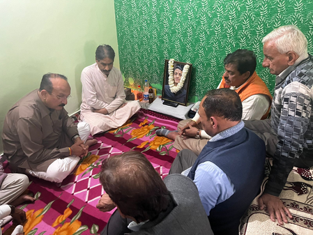 Delhi Minister Visits Grieving Family After Janakpuri Tragedy