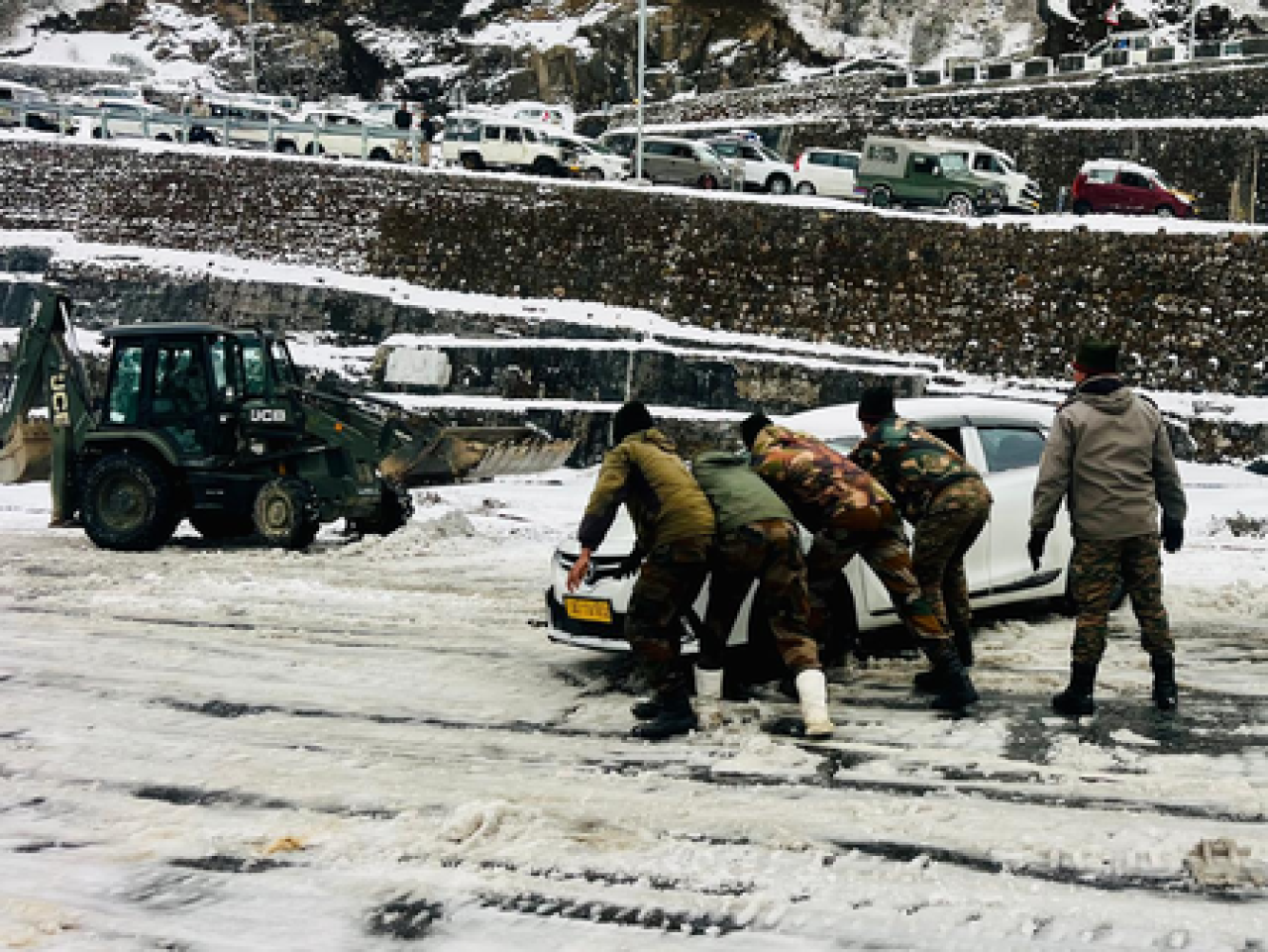 Indian Army Rescues 46 Tourists in Sikkims Operation Himraahat Indian Army Rescues 46 Tourists in Sikkims Operation Himraahat