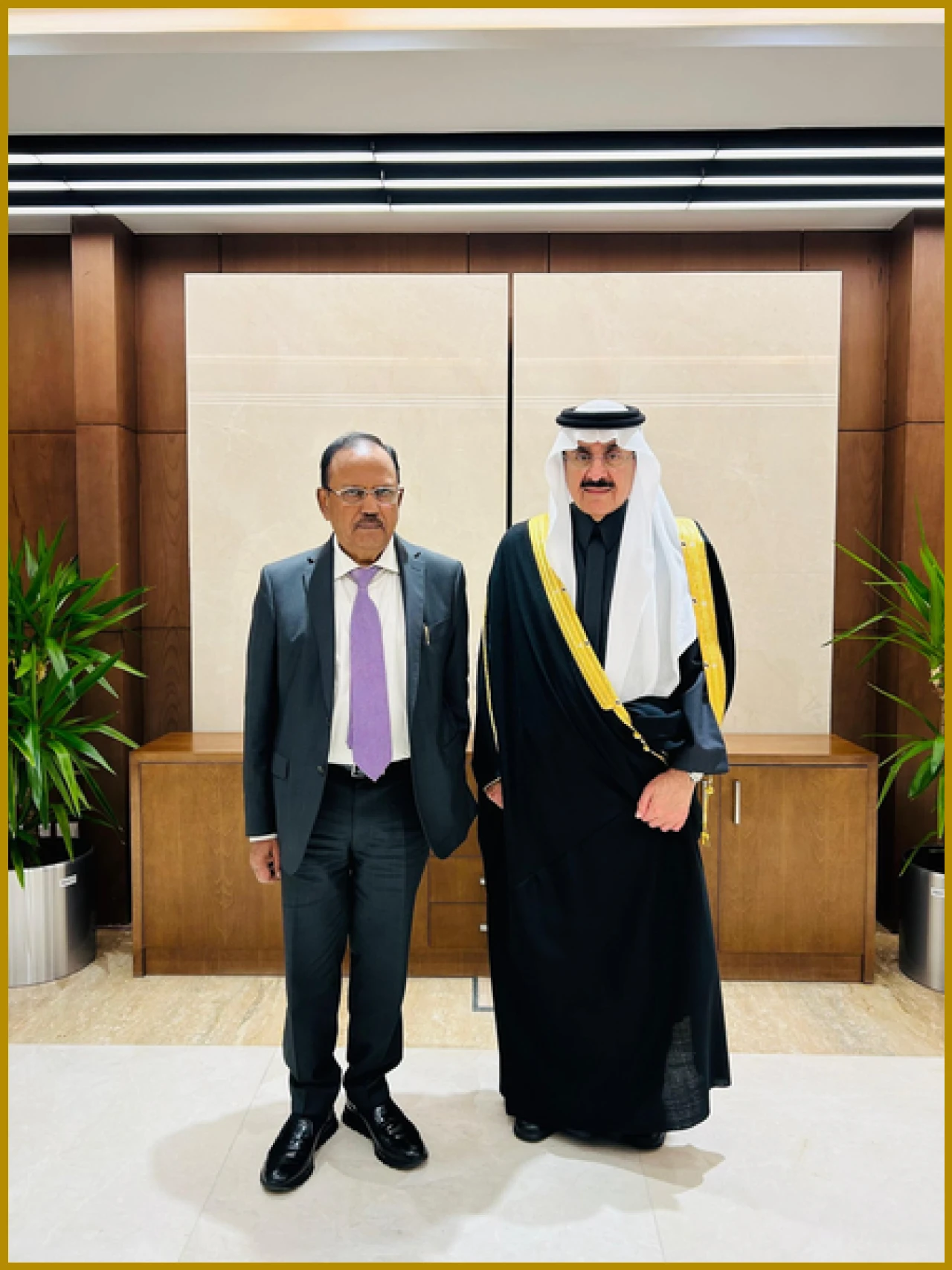 NSA Doval Meets Saudi Counterpart to Discuss Bilateral Cooperation