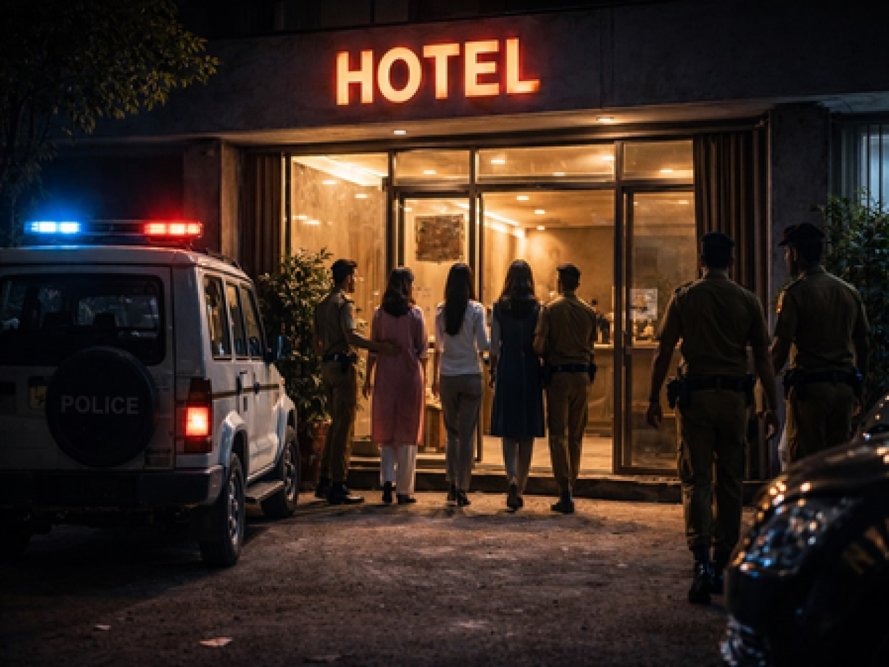 Police Rescue Women in Bihar Hotel Raids, Three Arrested